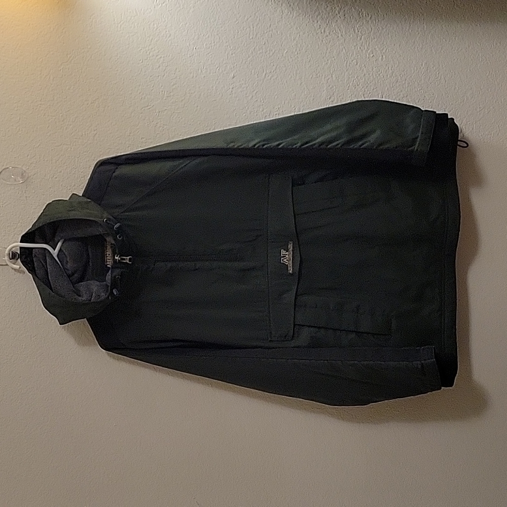 Abercrombie & Fitch Pullover Jacket - Forest Green - Small